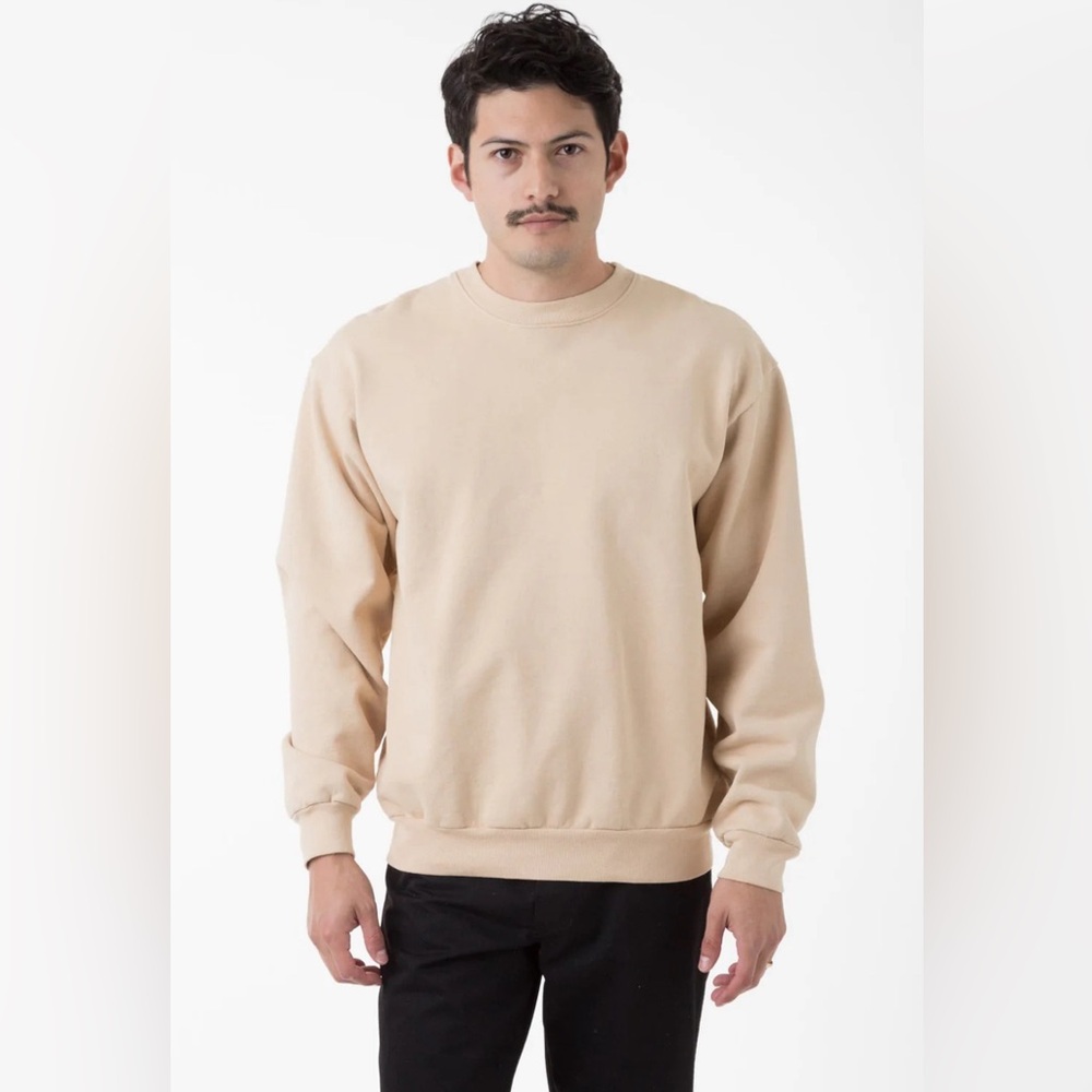 Los Angeles Apparel 14oz Heavy Fleece Crewneck Sweatshirt (Garment Dyed)